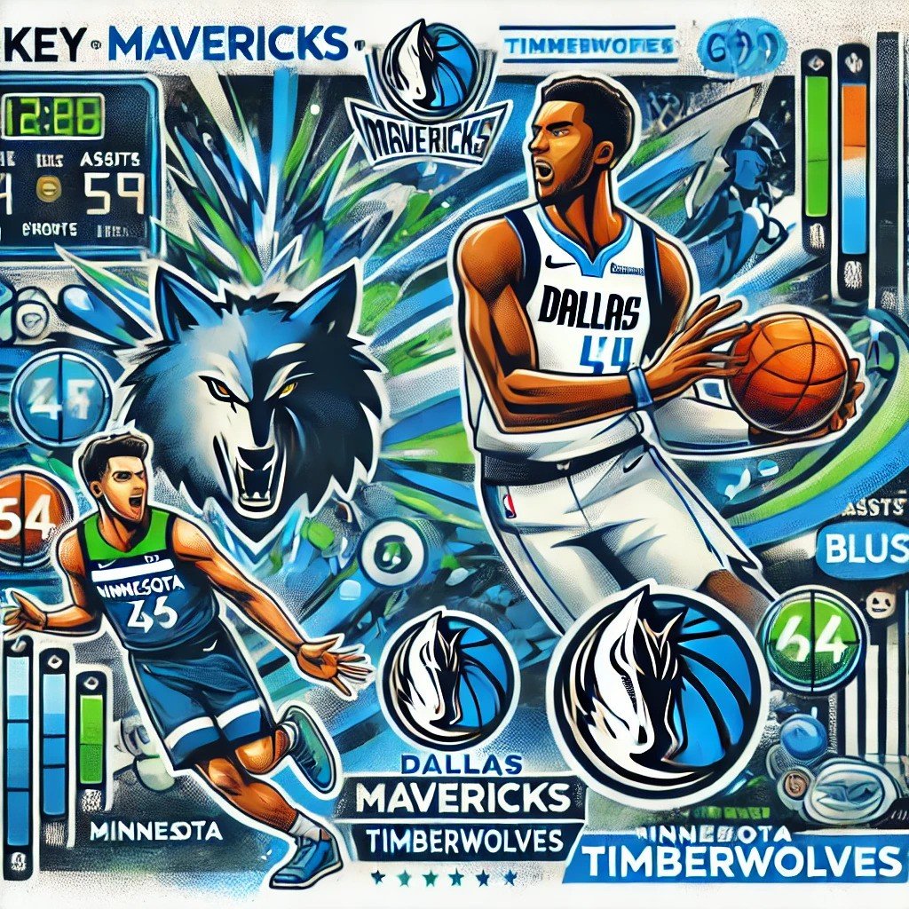 dallas mavericks vs timberwolves match player stats